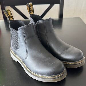 Dr. Martens Black Leather Ankle Boots